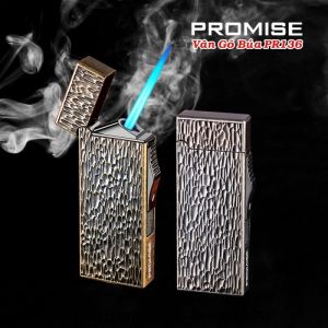 BẬT LỬA KHÈ PROMISE VÂN GÕ BÚA PR136 - (XÀI GAS)