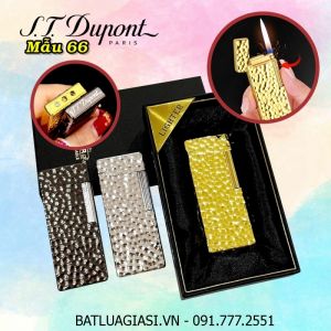 BẬT LỬA DUPONT DÀI VÂN GÕ BÚA M-66 (S.T. DUPONT) (CÓ HỘP) - (XÀI GAS)