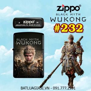 BẬT LỬA ZIPPO SƠN TĨNH ĐIỆN HÌNH WUKONG (BLACK MYTH: WUKONG) - (XÀI XĂNG) #232