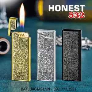 BẬT LỬA HONEST 532 HÌNH CÂY THÁNH GIÁ TRỪ TÀ CONSTANTINE - (XÀI GAS)