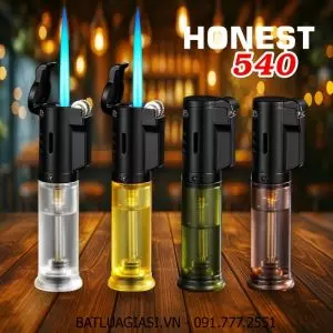 BẬT LỬA KHÈ GAS LỘ THIÊN HONEST 540 (GAS ĐÁ RÃNH TAY) - (XÀI GAS)