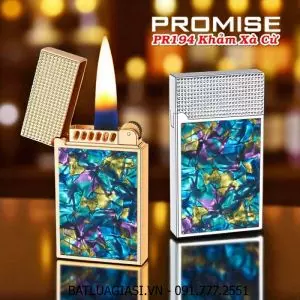 BẬT LỬA XĂNG ĐÁ PROMISE PR194 KHẢM XÀ CỪ - (XÀI XĂNG)