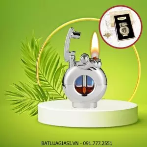 BẬT LỬA XĂNG LỘ THIÊN CHIEF CF231 - BÚNG TAY ĐÁNH LỬA (FULLBOX) - (XÀI XĂNG) #BẠC