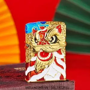 BẬT LỬA ZIPPO ZORRO BỌC GIÁP LÂN (FULLBOX) - (XÀI XĂNG) #VÀNG