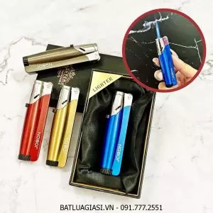 BẬT LỬA KHÈ JOBON 832 - GAS ĐÁ RÃNH TAY (CÓ HỘP) - (XÀI GAS)
